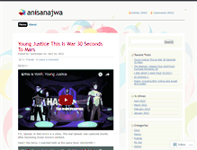 Tablet Screenshot of anisanajwa.wordpress.com