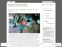 Tablet Screenshot of fightersfocus.wordpress.com