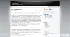 Desktop Screenshot of mrclassic16.wordpress.com