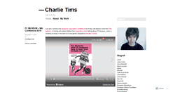 Desktop Screenshot of charlietims.wordpress.com