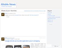 Tablet Screenshot of imobilenews.wordpress.com