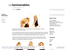 Tablet Screenshot of lizmiserables.wordpress.com