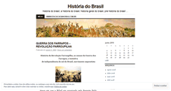 Desktop Screenshot of historiadobrasil.wordpress.com