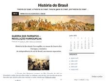 Tablet Screenshot of historiadobrasil.wordpress.com