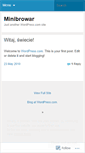 Mobile Screenshot of minibrowar.wordpress.com