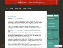 Tablet Screenshot of franklyfinance.wordpress.com