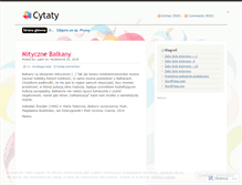 Tablet Screenshot of pakcytaty.wordpress.com