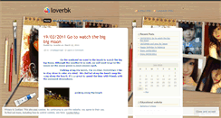 Desktop Screenshot of loverbk.wordpress.com