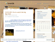Tablet Screenshot of loverbk.wordpress.com