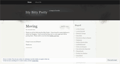 Desktop Screenshot of ittybittypretty.wordpress.com