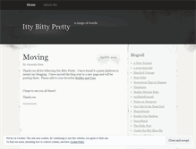 Tablet Screenshot of ittybittypretty.wordpress.com