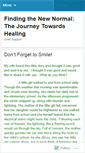 Mobile Screenshot of findingthenewnormal.wordpress.com