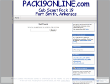 Tablet Screenshot of pack19online.wordpress.com