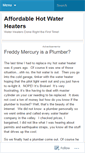 Mobile Screenshot of affordablehotwaterheaters.wordpress.com