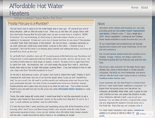 Tablet Screenshot of affordablehotwaterheaters.wordpress.com