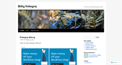 Desktop Screenshot of billigfiskegrej.wordpress.com