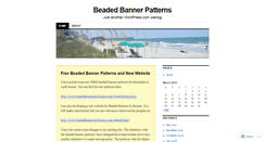 Desktop Screenshot of beadedbannerpatterns.wordpress.com