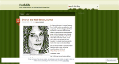 Desktop Screenshot of forklife.wordpress.com