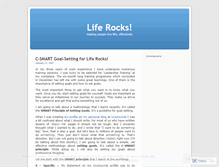 Tablet Screenshot of effectivelifestyle.wordpress.com