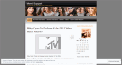 Desktop Screenshot of memisupport.wordpress.com