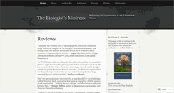 Desktop Screenshot of biologistsmistress.wordpress.com