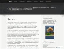 Tablet Screenshot of biologistsmistress.wordpress.com