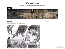 Tablet Screenshot of klaussloves.wordpress.com