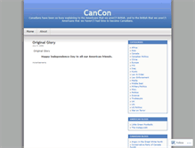 Tablet Screenshot of canadianconservative.wordpress.com