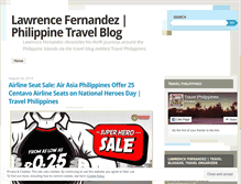 Tablet Screenshot of lawrencefernandez.wordpress.com