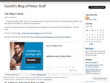 Tablet Screenshot of garethwitty.wordpress.com