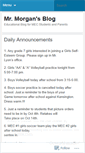 Mobile Screenshot of mrmorganblog.wordpress.com