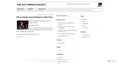 Desktop Screenshot of guyfawkessociety.wordpress.com