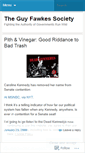 Mobile Screenshot of guyfawkessociety.wordpress.com