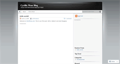 Desktop Screenshot of cyrillicwear.wordpress.com