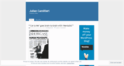 Desktop Screenshot of jcamillieri.wordpress.com