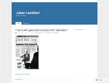 Tablet Screenshot of jcamillieri.wordpress.com