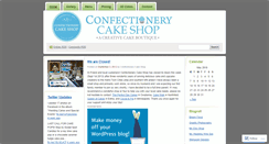 Desktop Screenshot of confectionerycakeshop.wordpress.com