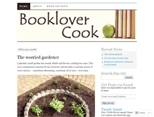 Tablet Screenshot of booklovercook.wordpress.com