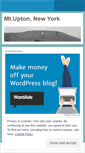 Mobile Screenshot of mtuptoncentral.wordpress.com