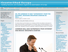 Tablet Screenshot of counterjihadeuropa.wordpress.com