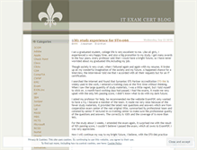 Tablet Screenshot of itexamcert.wordpress.com