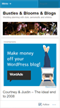 Mobile Screenshot of bustlesandblooms.wordpress.com