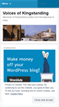 Mobile Screenshot of kingstanding.wordpress.com