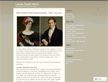 Tablet Screenshot of crawleyfamilyhistory.wordpress.com