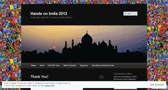 Desktop Screenshot of handsonindia2012.wordpress.com