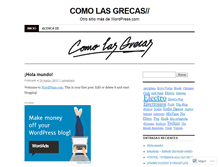 Tablet Screenshot of comolasgrecas.wordpress.com