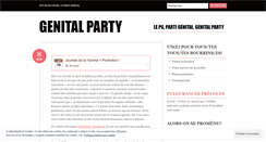 Desktop Screenshot of genitalparty.wordpress.com