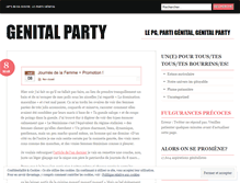 Tablet Screenshot of genitalparty.wordpress.com