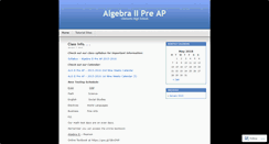 Desktop Screenshot of clementsalgebra2hgt.wordpress.com