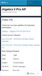 Mobile Screenshot of clementsalgebra2hgt.wordpress.com